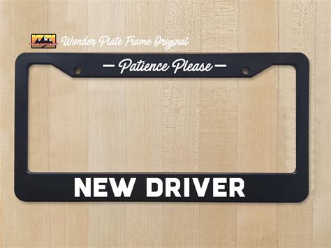 New Driver Plate Frame Great T To Support Your New Driver Etsy