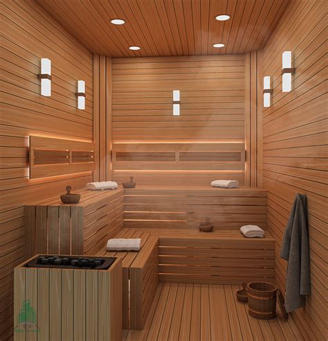Sauna Room On Behance