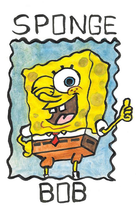 Draw a Sponge Drawing by Ana Tirolese