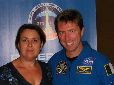 Esa Simonetta Di Pippo Former Esa Director Of Human Spaceflight Together With Roberto Vittori
