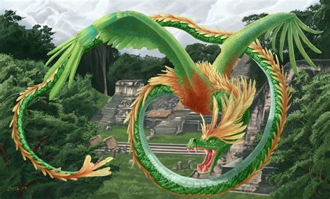 quetzalcoatl is a mesoamerican deity whose name comes from the nahuatl language and has the