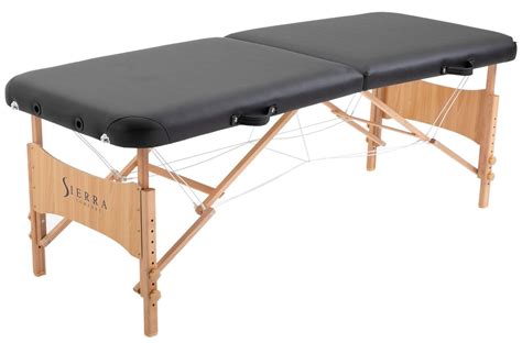 Sierracomfort Basic Portable Massage Table Black Buy Online In United States Of America At