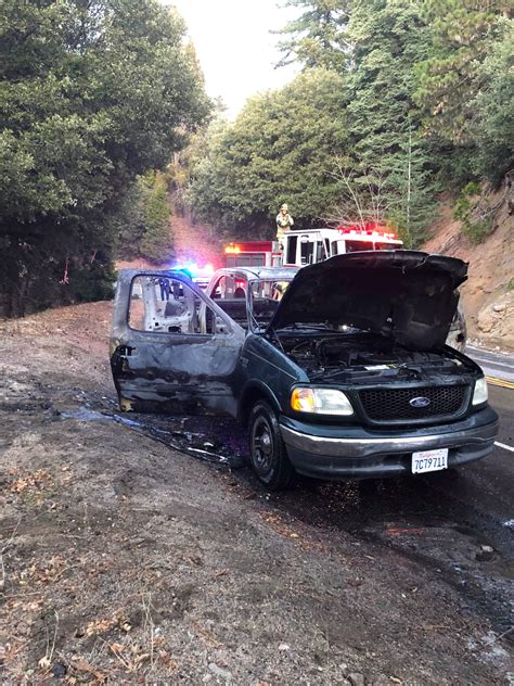 Fire Guts Vehicle And Sparks Smoke Reports From Across Crestline Live