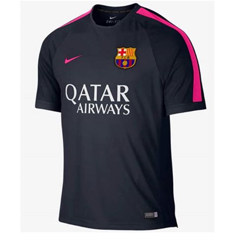 Nike Barcelona Fc 201415 Squad Training Jersey Obsedian With Pink Ebay