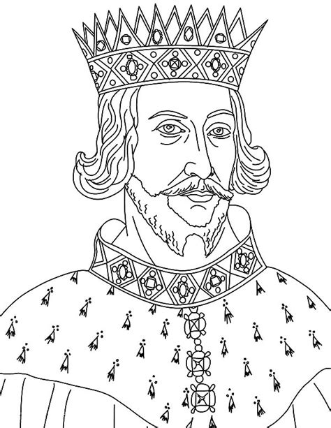 King Henry II Coloring Pages : Kids Play Color