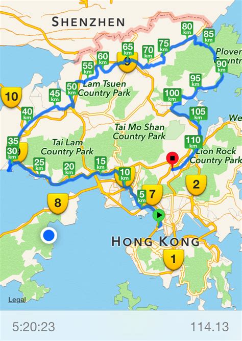 Cycling In Hong Kong Hong Kong New Territories Clockwise Circuit