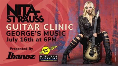 Nita Strauss Guitar Clinic Presented By Ibanez Guitars Georges Music