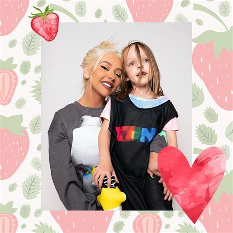 Christina Aguilera Celebrates Daughter Summers 7th Birthday Photos