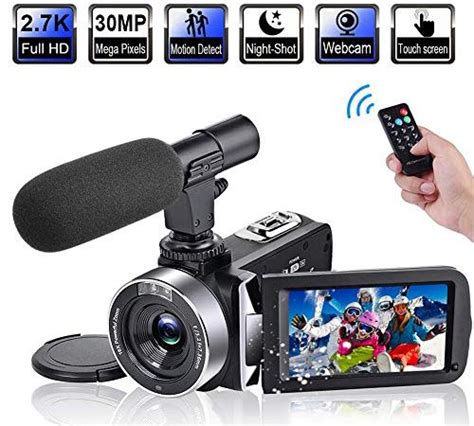 Videokamera Camcorder Full Hd 27k 30fps 30mp Vlogging Kamera 30 Zoll