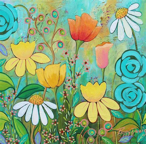 Spring Has Sprung Painting By Peggy Davis Fine Art America