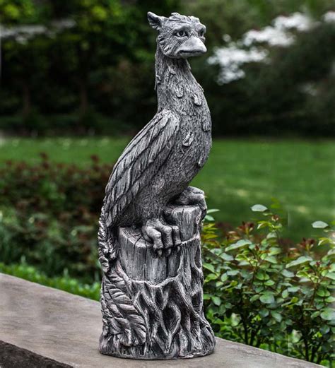 Cast Stone Phoenix Garden Statue Wind And Weather