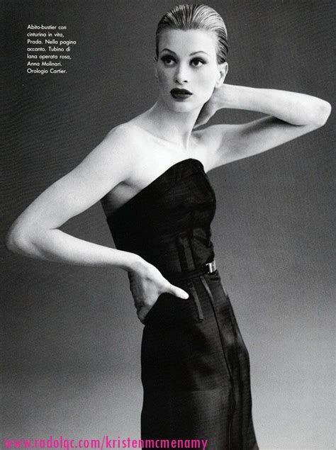 Kristen Mcmenamy Photography By Steven Meisel For Vogue Magazine