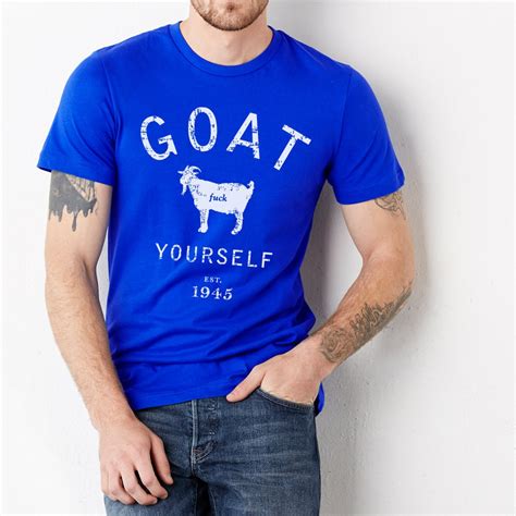 Sale Goat Fuck Yourself North Side Tee Etsy