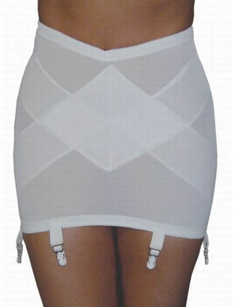 Vintage New Crown Ette Extra Firm Open Bottom Girdle With Garters