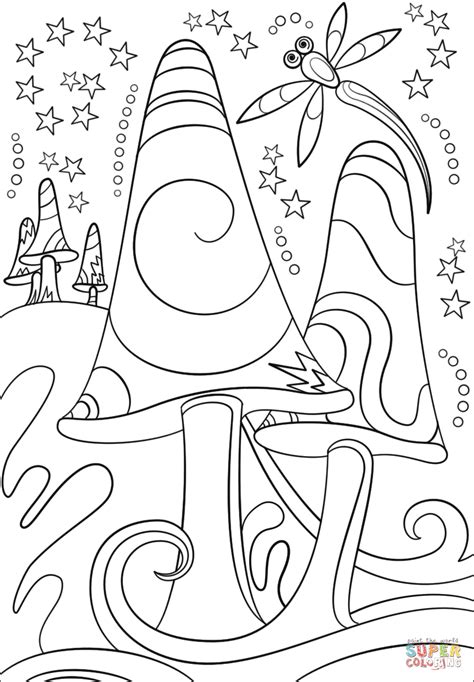 Try it free for 30 days then $12.99/mo., until canceled. Aesthetic Trippy Mushroom Coloring Pages - Coloring and ...