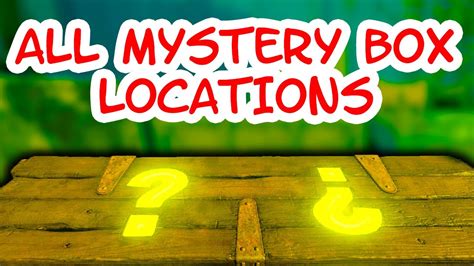 ALL MYSTERY BOX LOCATIONS IN FIREBASE Z Call Of Duty Black Ops Cold