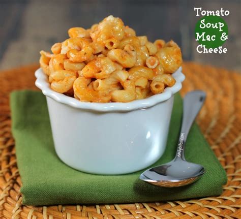 Stir in macaroni and green onion. Tomato Soup Mac & Cheese - Emily Bites