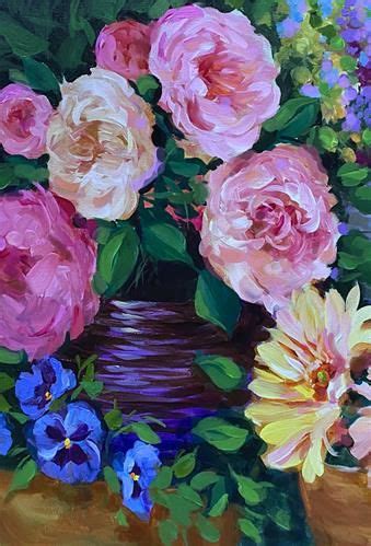 Nancy Medina Gallery Of Original Fine Art Flower Art Painting Flower