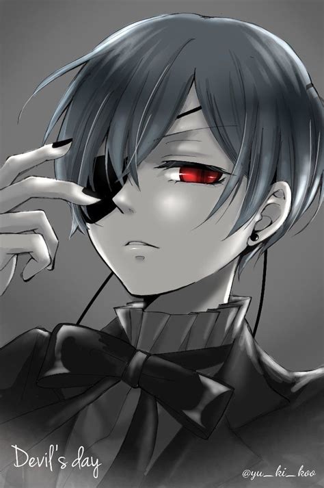 Ciel Phantomhive Demon Image Zerochan Anime Image Board