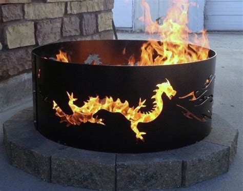 The exterior metal frame not only adds a touch of style and durability to the fire pit, but also acts as a table to rest your food and drinks. Top 60 Best Metal Fire Pit Ideas - Steel Backyard Designs