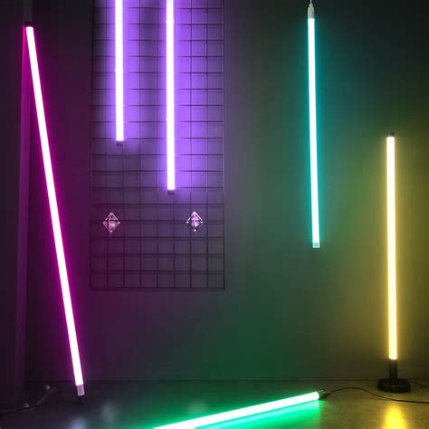 Led Neon Tube Floor Or Wall Lamp Metre Long Ubicaciondepersonascdmx