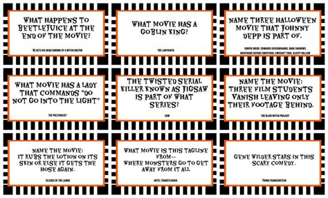 Halloween Trivia Game With Free Printables Kids Version