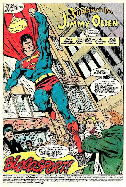 Dc Comics Of The 1980s Man Of Steel Week Favourite Superman Splash