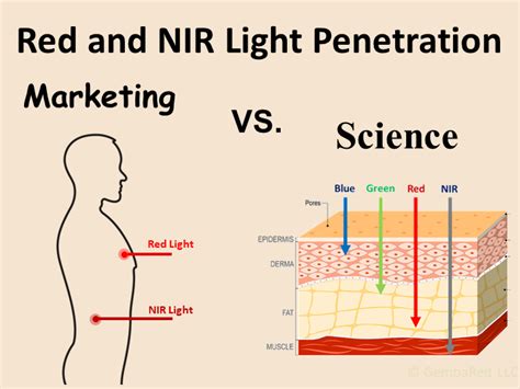 how deep does red and near infrared light penetrate into the body mar gembared