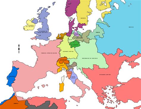 Click on the europe map 1800 to view it full screen. Image - Europe Map 1800 (VOE).png | Alternative History ...
