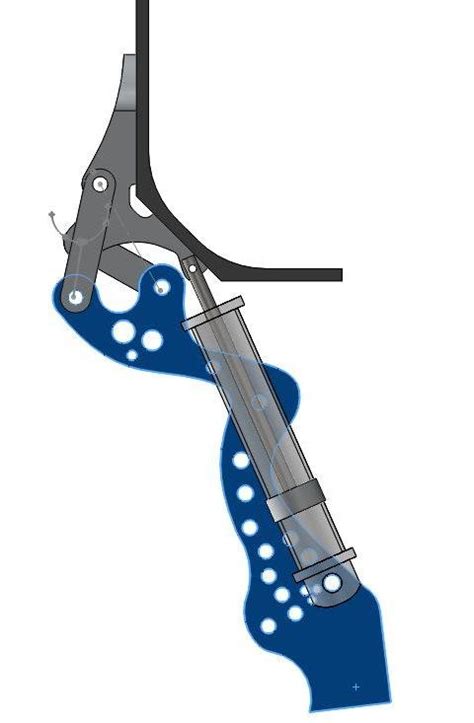 Design Of The Hip Prosthesis Showing The Four Links Mechanism At A 17