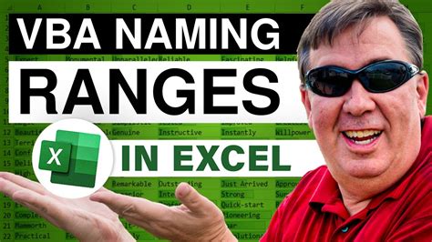 Excel Excel Tutorial Simplify Named Ranges With This Vba Tip