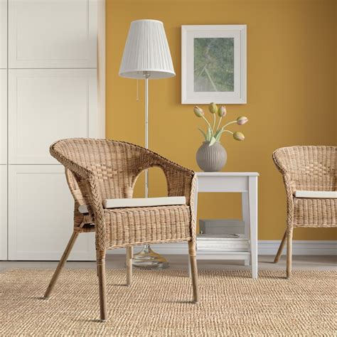 Get it in front of 17 million uk buyers. AGEN Armchair with cushion - rattan, Norna natural - IKEA ...