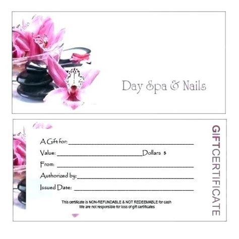 Check spelling or type a new query. Nail Salon Gift Certificate Template Lovely Nail T ...