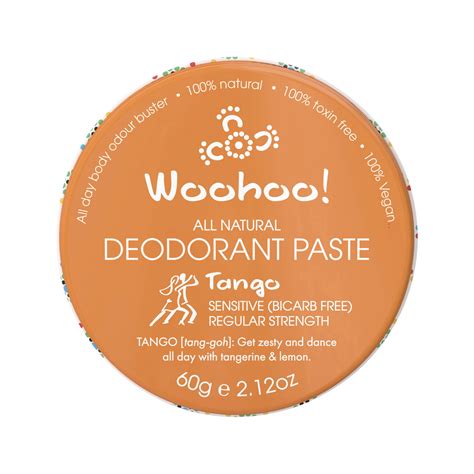 Woohoo Deodorant Paste Tango Sensitive Tin 60g Beauty And Care