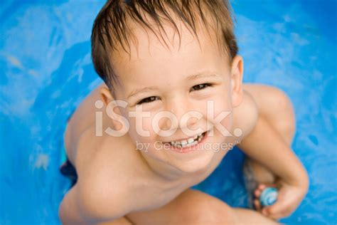 Boy In Swimming Pool Stock Photo Royalty Free Freeimages