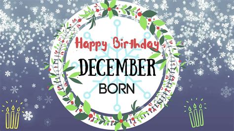 I wish only the best for you, lots of laughter, good health and that all your dreams come true. December Born Birthday Wishes | Gorgeous Happy Birthday ...