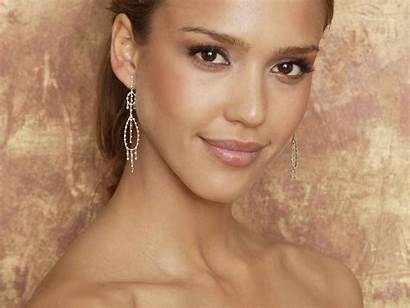 Jessica Alba Mouth Nose Brown Celebrity Actress