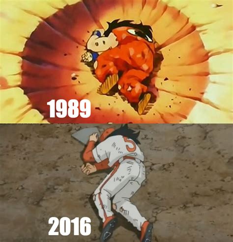 The character in the pose is usually in a smoking crater, even if whatever put them in the yamcha pose wasn't even an explosive. Dragon Ball's Yamcha is getting his own spin-off manga ...