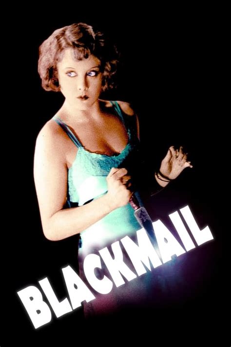 Blackmail 1929 — The Movie Database Tmdb
