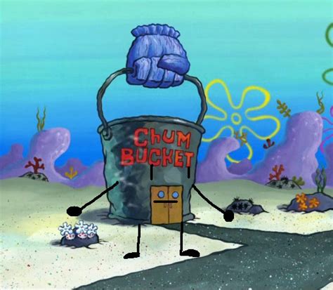 .chum bucket is a photoshop exploitable that compares two competing things using the fictional krusty krab and the chum bucket from the animated television series spongebob squarepants. Chum Bucket BFDI II BFOI by TheEmojiFag666-DATP on DeviantArt