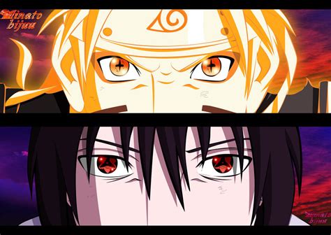 Naruto And Sasuke The Strong Eye By Minatobijuu On Deviantart