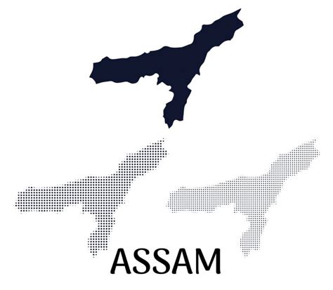 Assam Map Vector Frebers