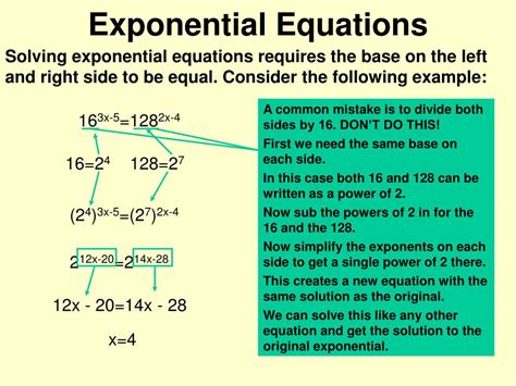 Ppt Exponential Equations Powerpoint Presentation Free Download Id