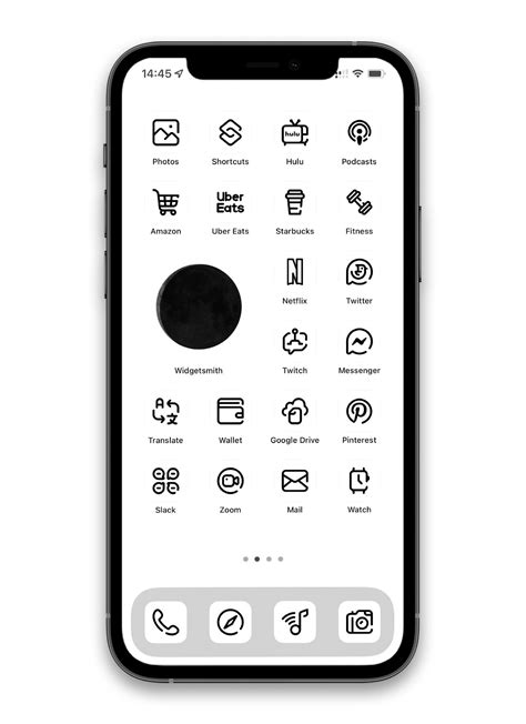 White App Icons For Ios 15 And Android Iphone White Minimalist App Icons