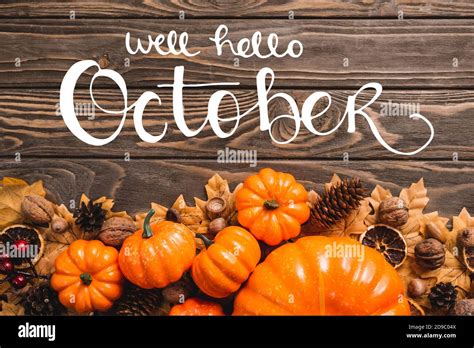 Hello October Hi Res Stock Photography And Images Alamy