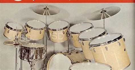 From 1977 1978 Slingerland Drum Catalog Jupiter Outfit W Drummer Bev