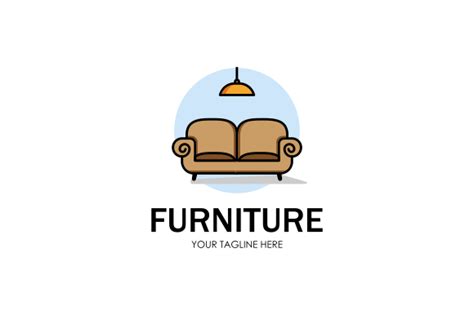 Interior Minimalist Room Furniture Logo Graphic By Deemka Studio