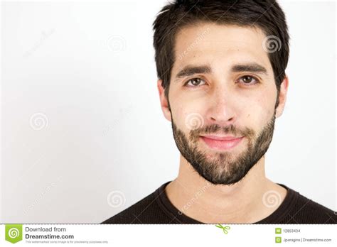 A Happy Young Man Looking At The Camera Stock Photo Image Of Close