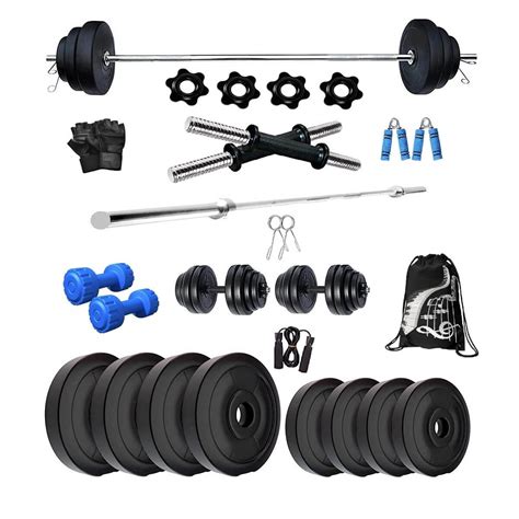 Buy Bodyfit 50 Kg Combo Home Gym Kit Set 5ft3ft Gym Rods 2 X 14