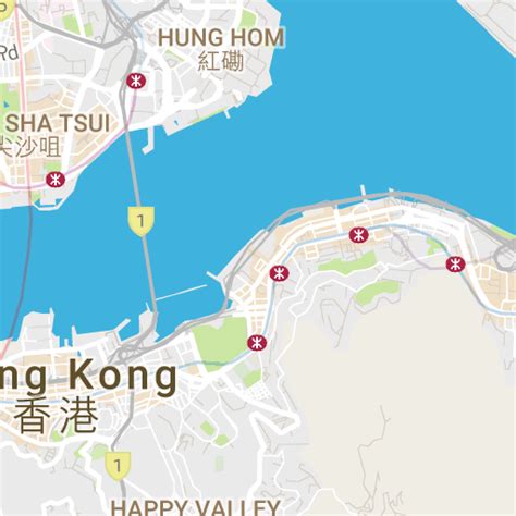 Interactive Map Of Hong Kong With All Popular Attractions Victoria